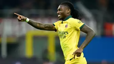 Pemain AC Milan Rafael Leao