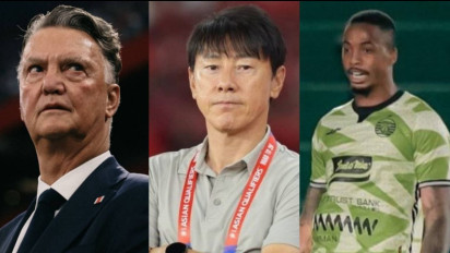 Top 3 Bola: Media Vietnam Curigai Louis van Gaal, Carlos Eduardo Disorot Bonek, hingga Shin Tae-yong Buka-bukaan