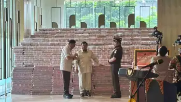 Prabowo Saksikan Langsung Penyerahan Uang Sitaan Rp13 Triliun Kasus Korupsi CPO ke Negara