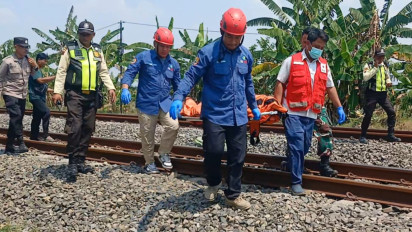 Pencari Rumput di Sragen Meninggal Dunia usai Tertabrak Kereta Api