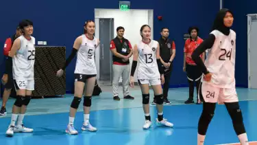 Skuad Timnas Voli Putri Indonesia U-18