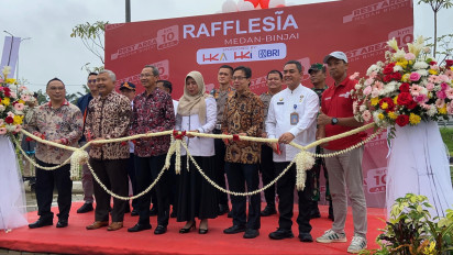 Opening Rest Area KM 10 Tol Medan-Binjai, Kembangkan UMKM Lokal dan Tingkatkan Kenyamanan Berkendara
