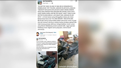 Viral Pencuri di Pemalang Kembalikan Motor Curian, Lengkap dengan Ban Baru dan Surat Berisi Pesan Haru