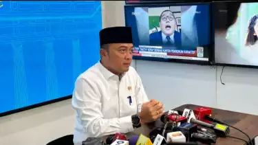 Menteri Sekretaris Negara (Mensesneg), Prasetyo Hadi di Istana Negara, Jakarta Pusat, Rabu (22/10/2025).