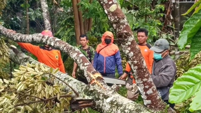 Hujan dan Angin Kencang Terjang Kota Salatiga, 10 Rumah Warga di Kumpulrejo Rusak