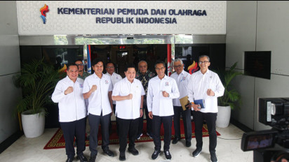 Anindya Bakrie Temui Menpora, Erick Thohir: Kami Siap Dukung Penuh Program PB Akuatik!