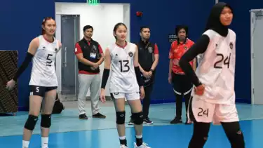 Skuad Timnas Voli Putri Indonesia U-18
