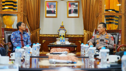 Kapolri Bahas Mitigasi Karhutla dengan Kemenhut