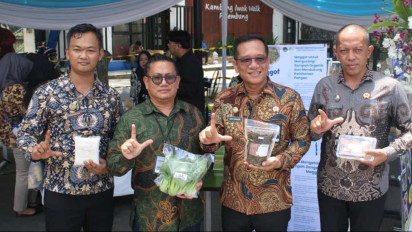 Pameran Cipta Karya Warga Binaan, Lapas Kelas I Palembang Kenalkan Budidaya Maggot