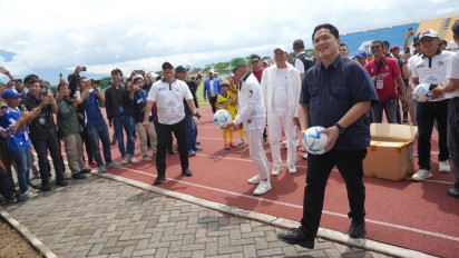 Buka Liga 4 Jawa Barat, Erick Thohir Apresiasi KDM Atas Komitmen Sepak Bola Daerah