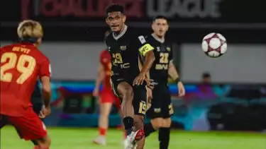 Ricky Kambuaya saat Dewa United ditahan Phnom Penh Crown