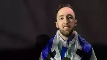 Artem Dolgopyat, salah satu atlet Israel yang ditolak dan tak diberi visa oleh Indonesia