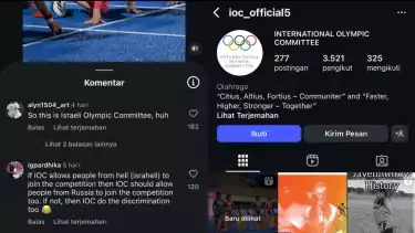 Netizen Berbondong-bondong Silaturahmi ke Akun Olimpiade Internasional,
