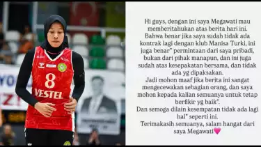 Pernyataan Megawati Hangestri usai dicoret Manisa BBSK