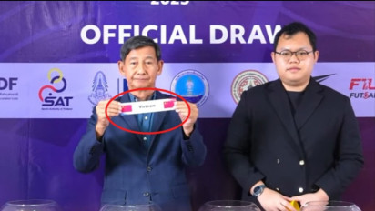 Vietnam Ngamuk Bendera di Drawing Grup Piala AFF Futsal Junior Diganti Bendera China