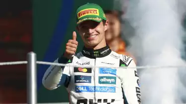 Pembalap McLaren, Lando Norris di Formula 1 2025