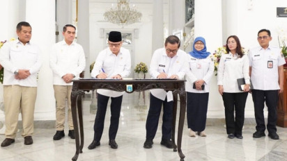 Menteri P2MI Temui Pramono Anung, Perkuat Sinergi Penanganan Masalah Pekerja Migran Indonesia