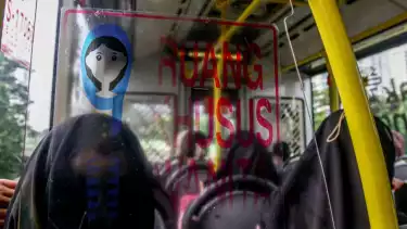 Berita Foto: Kenaikan Tarif Transjakarta Masih Dikaji Dishub DKI Jakarta