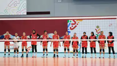 Timnas Voli Putri Indonesia U-18 vs Iran