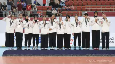 Timnas Voli Putri Indonesia U-18 Raih Medali Perak di Asian Youth Games 2025