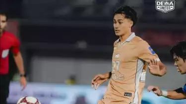 Striker Timnas Indonesia Rafael Struick di Dewa United