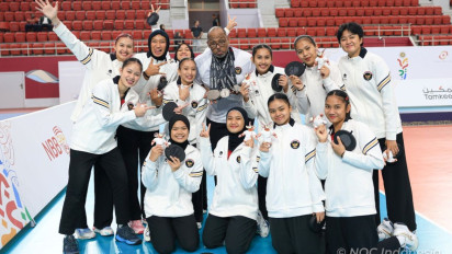 Target 8 Besar Malah Bawa Pulang Medali Perak, Pelatih Akui Terkejut Penampilan Timnas Voli Putri Indonesia U-18  di Asian Youth Games