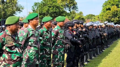 Antisipasi Ricuh, 3379 Personel Amankan Sidang Paripurna Hasil Pansus Hak Angket DPRD Pati