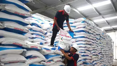 Ilustrasi gudang pupuk.