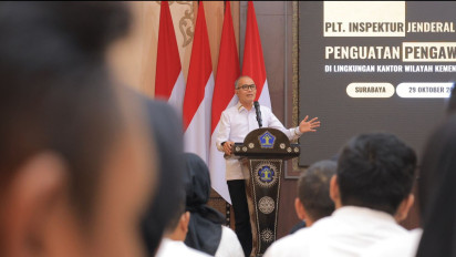 Jaga Marwah, Jaga Sikap, dan Jaga Kualitas, Pesan Plt. Irjen kepada Jajaran Kanwil Kemenkum Jatim
