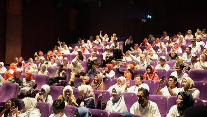 Andre Rosiade, Ketua Umum DPP IKM Sukses Gelar Nobar Film Menuju Pelaminan, Seribu Perantau Minang Rasakan Hangatnya Pulang Kampung