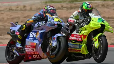 Fermin Aldeguer duel dengan Franco Morbidelli