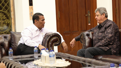 Mentan Amran Serius Membahas Pangan untuk Rakyat Palestina