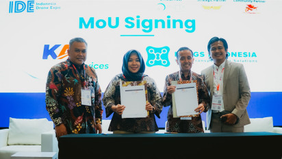 Kembangkan Inovasi Cleaning Drone, KAI Services Gandeng Perusahaan Lokal Teknologi Manufaktur Drone