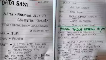 Surat terakhir Randika Alzatria
