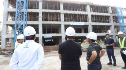 Tambah Fasilitas, Proyek Pembangunan Gedung Parkir RSUD Kota Tangerang Ditarget Rampung Akhir Tahun