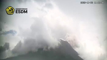 Gunung Merapi Kembali Luncurkan Awan Panas Guguran, Status Tetap SIAGA