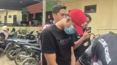 Bripda Waldi digiring polisi.