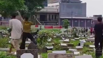 Dua Kelompok Remaja Tawuran di TPU Kober Jaktim, Didiuga Karena Saling Ledek Lewat Medsos