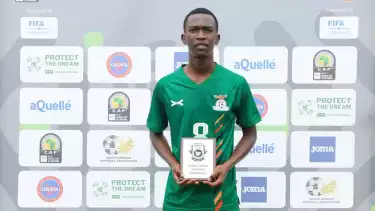 Gelandang Zambia U-17 Nthasilwe Malupande