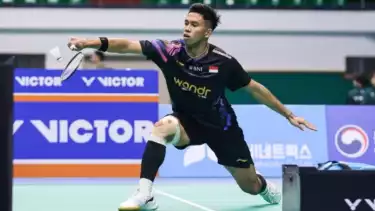 Yohanes Saut Marcellyno di Korea Masters 2025