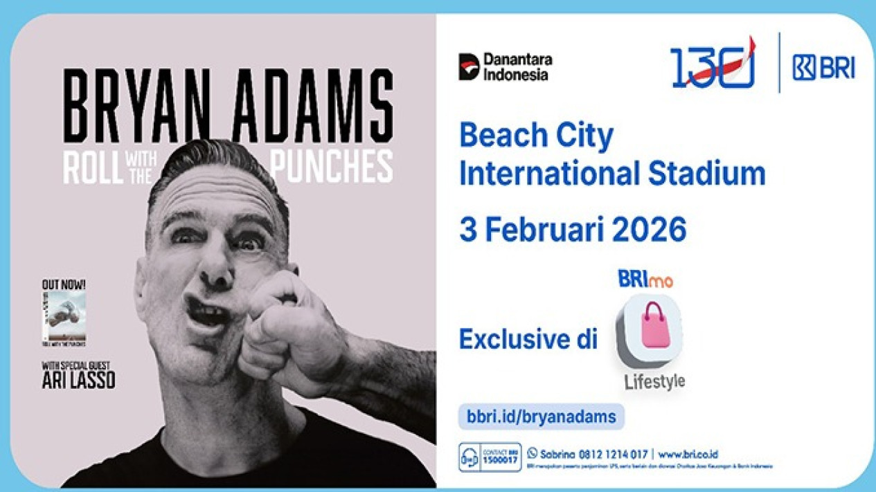 Nikmati Aksi Penyanyi Legendaris Bryan Adams di Jakarta, Tiket Bisa Dibeli di BRImo
            - galeri foto