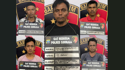 Ini Tampang 5 Penganiaya Pria yang Tewas di Masjid Agung Sibolga