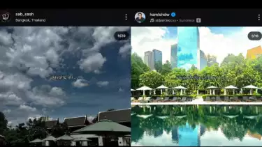 Unggahan Sabrina Alatas dan Hamish Daud