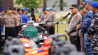 Polda Riau dan TNI Siagakan 31.000 Personel Gabungan Hadapi Bencana Hidrometeorologi