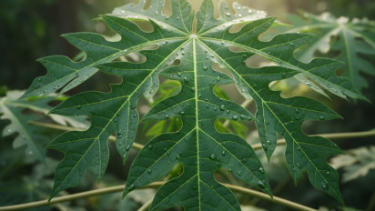 Meski Rasanya Pahit, Daun Pepaya Justru Bisa Jadi Rahasia Ampuh Kendalikan Gula Darah tanpa Obat, Kata Dokter…