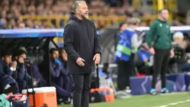 Hansi Flick saat Barcelona hadapi Club Brugge di Liga Champions 2025-2026