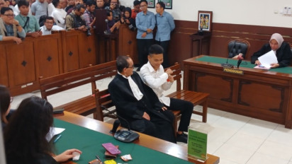 Christiano Tarigan Pengemudi Mobil BMW Tewaskan Mahasiswa FH UGM Argo Ericko Divonis 1 Tahun 2 Bulan Penjara