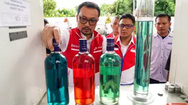 PT Pertamina Patra Niaga, Mars Ega Legowo Putra, meninjau kualitas BBM di SPBU.