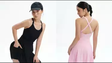 Rekomendasi outfit padel wanita merek LeeVierra LV Daily Poise Flow Dress