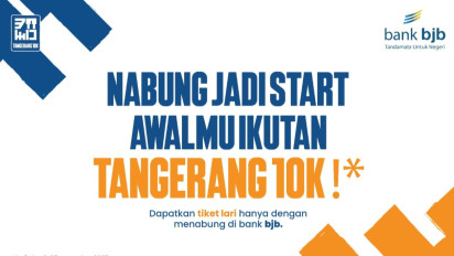 bank bjb Ajak Masyarakat Menabung Sambil Berlari di Tangerang 10K